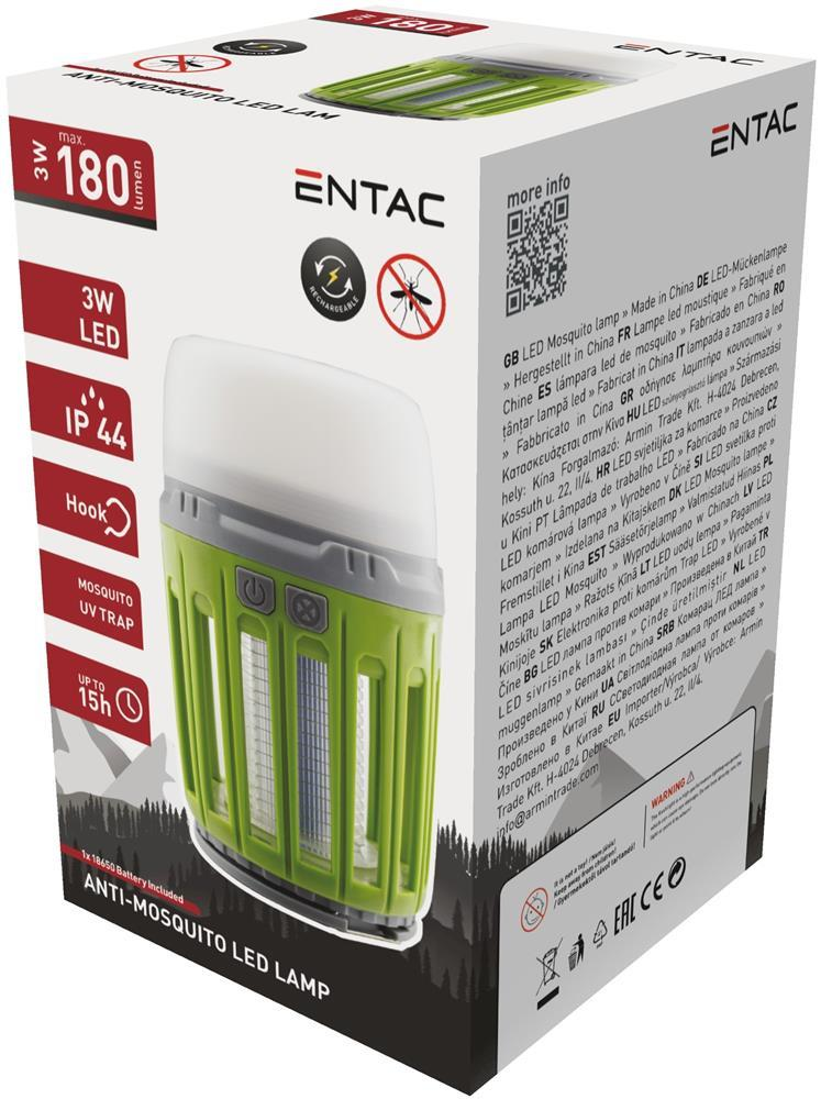 Entac Campinglight Mosquito Plastic Vert - Entac