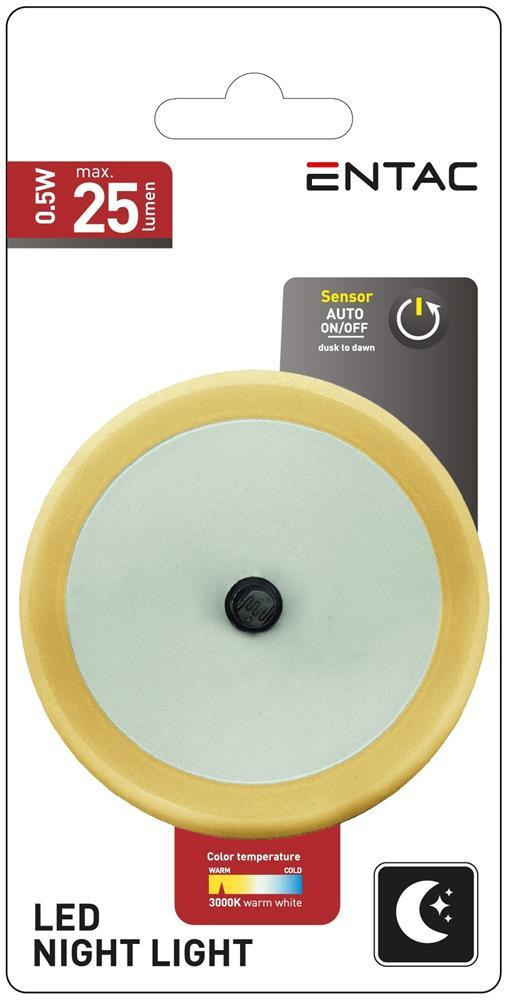Entac Night Light 0.5W Circle WW Oranje - Entac