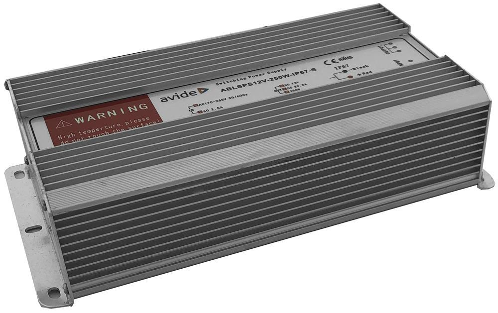 Avide LED Strip 12V 250W IP67 Slim Alimentation - Avide