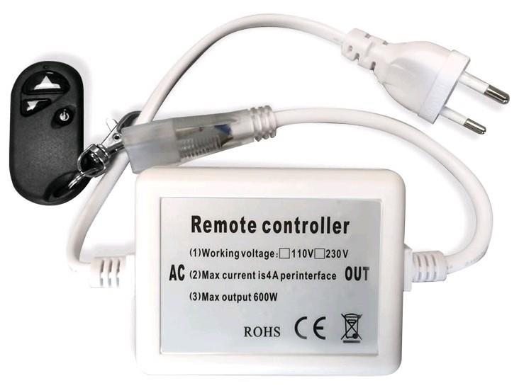 Avide LED Strip 220V 600W Dimmer 3528 SMD Télécommande RF et contrôleur - Avide