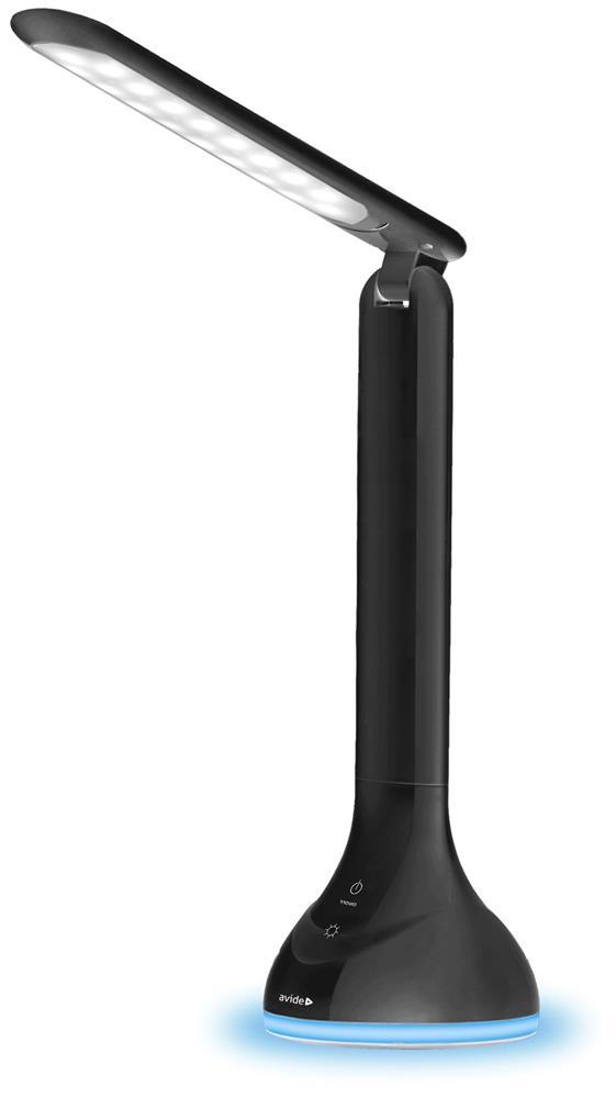 Avide LED Lampe de bureau RGB lumière d'ambiance Noir 4W - Avide