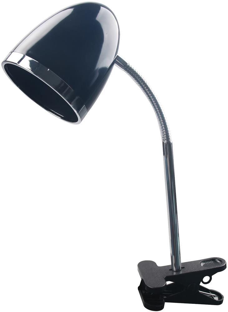 Avide Basic Bureaulamp Clip Zwart E27 max.15W - Avide