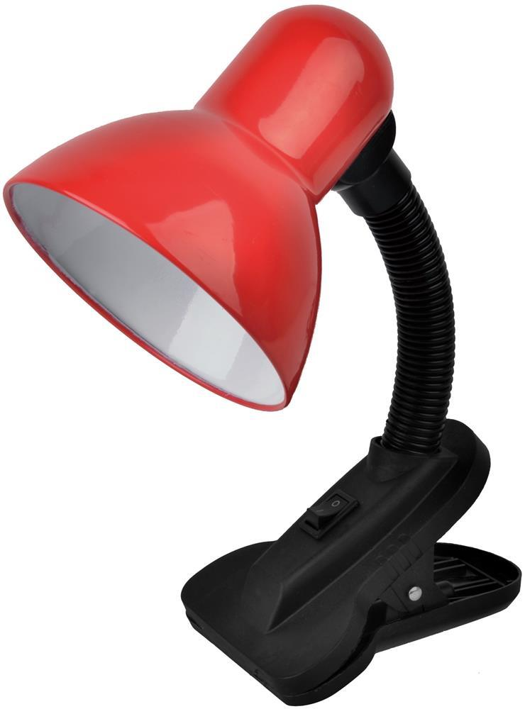 Avide Basic Bureaulamp Clip Rood Max 60W - Avide