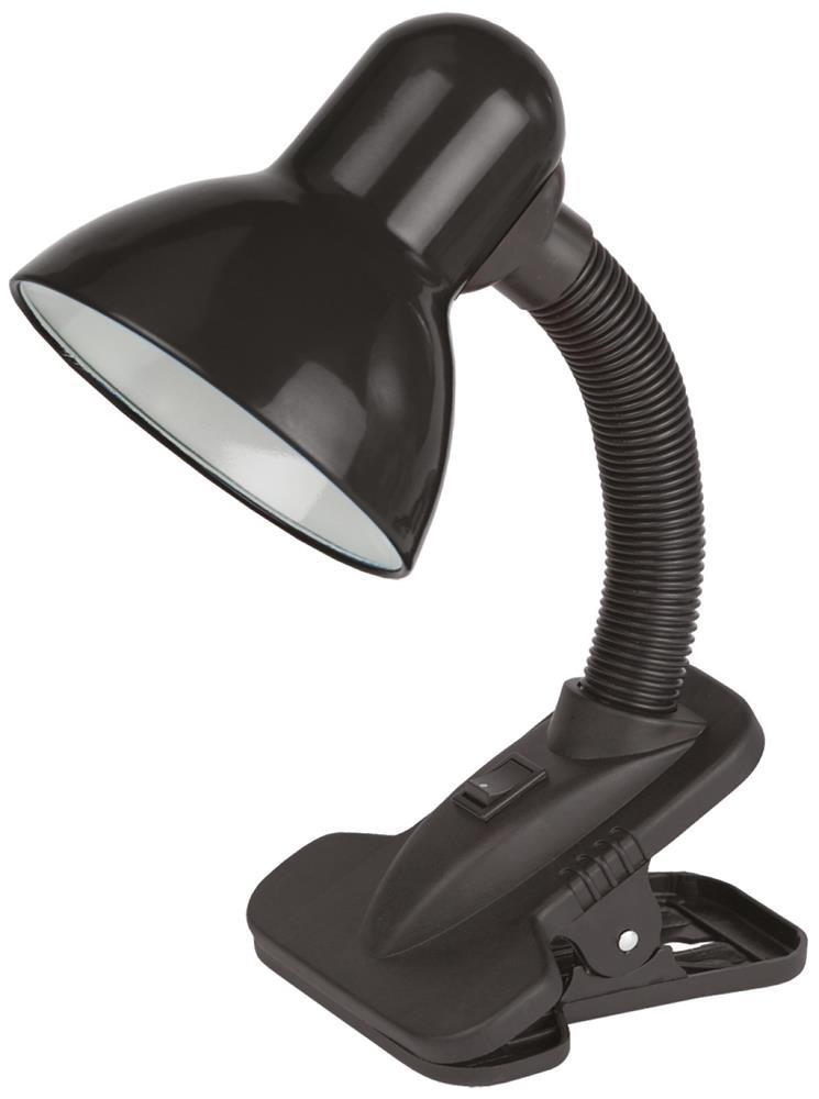 Avide Basic Lampe de bureau à pince Noire Max 60W - Avide