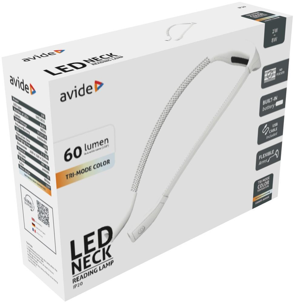 Avide LED Lampe de lecture Neck 2W - Avide
