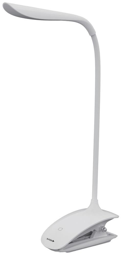 Avide LED Bureaulamp Klem Wit 1.5W - Avide