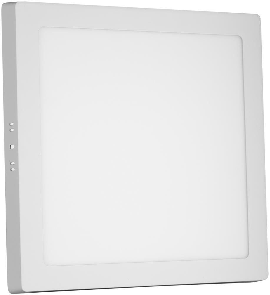 Avide LED Plafondlamp Opbouw Vierkant ALU 24W WW 3000K - Avide