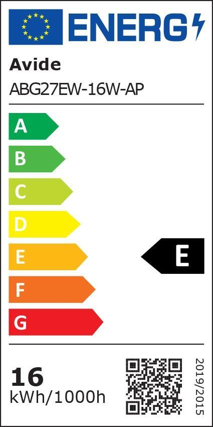 Avide LED Globe A70 16W E27 EW 2700K - Avide