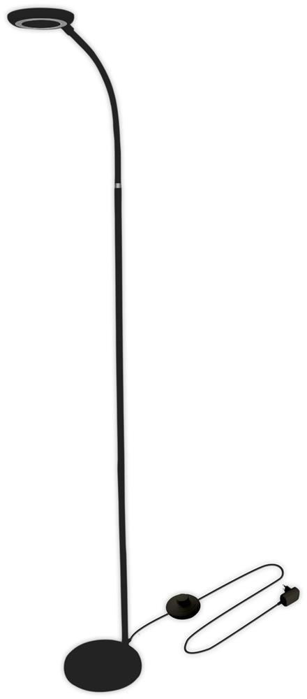 Avide LED Lampadaire Angel 12W NW Black - Avide