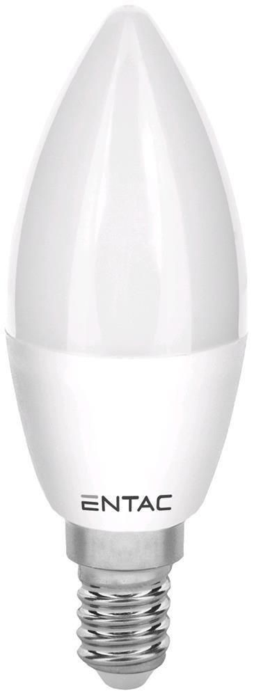 Entac LED Bougie E14 6,5W BC 3000K - Entac
