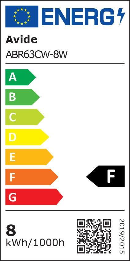 Avide LED R63 8W E27 CW 6400K - Avide