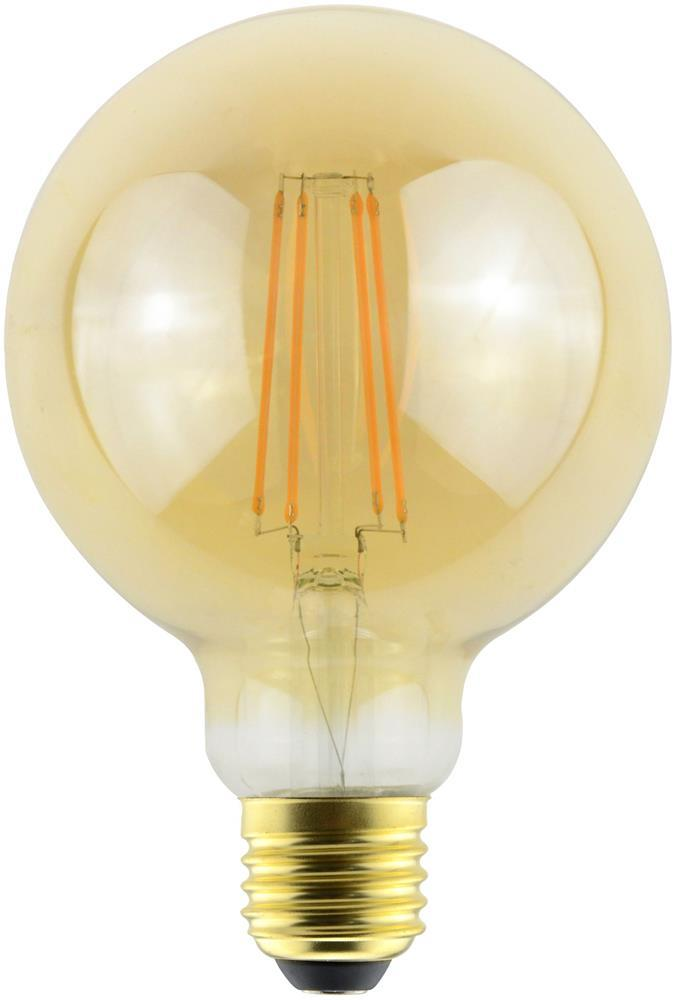 Avide LED Filament Globe G95 7W Dimmable/Ambre E27 WW 2500K - Avide