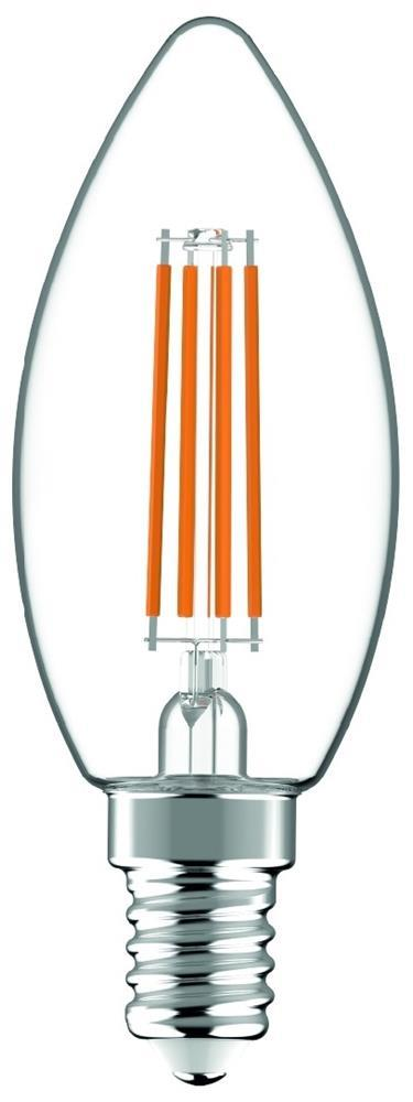 Avide LED Filament Candle 4.9W E14 WW 2700K Super High Lumen - Avide