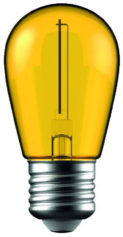 Avide Decor LED Filament bulb 1W E27 Jaune - Avide