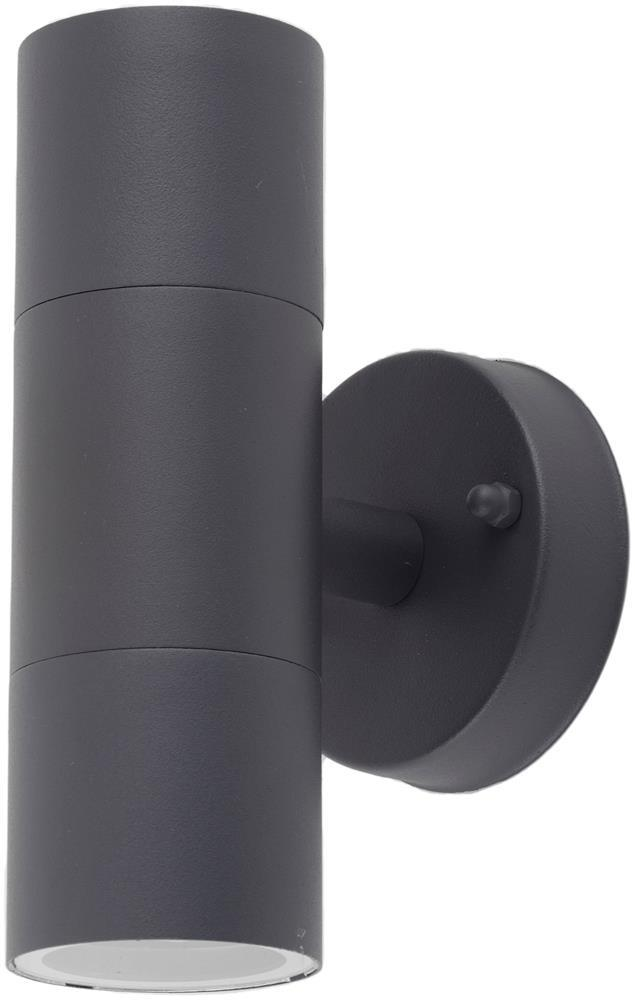 Avide Applique Murale Extérieure Peka 2xGU10 IP44 Anthracite - Avide