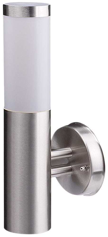 Avide Applique Murale Extérieure Boca 1xE27 IP44 Nickel Satiné - Avide
