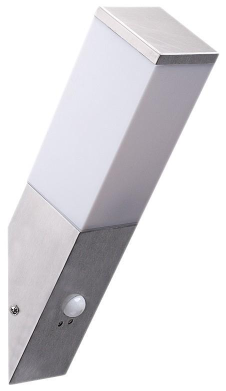 Avide Applique Murale Extérieure Panama 1xE27 PIR IP44 Nickel Satin - Avide