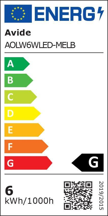 Avide Outdoor Wall Lamp Melbourne LED 6W NW IP65 - Avide