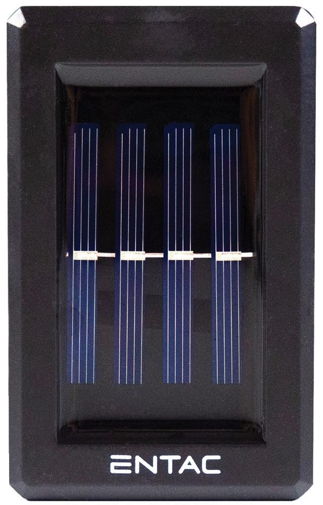 Entac Solar Plastic Wall Lamp 1W Lumière 2 voies WW - Entac