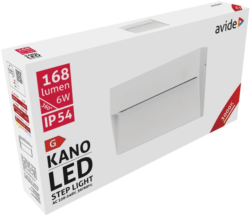 Avide Outdoor Step Lamp Kano LED 6W WW IP54 18cm - Avide