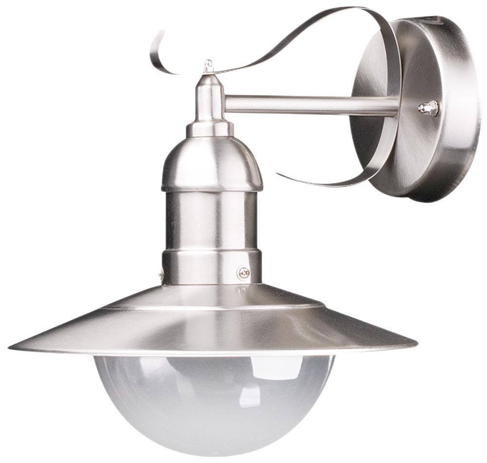 Avide Applique Murale Extérieure Imperial 1xE27 IP44 Acier Inoxydable - Avide