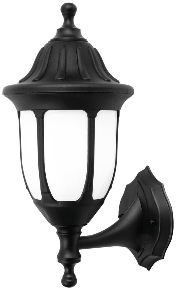 Avide Applique murale Mateo-U 1xE27 Noir IP44 - Avide