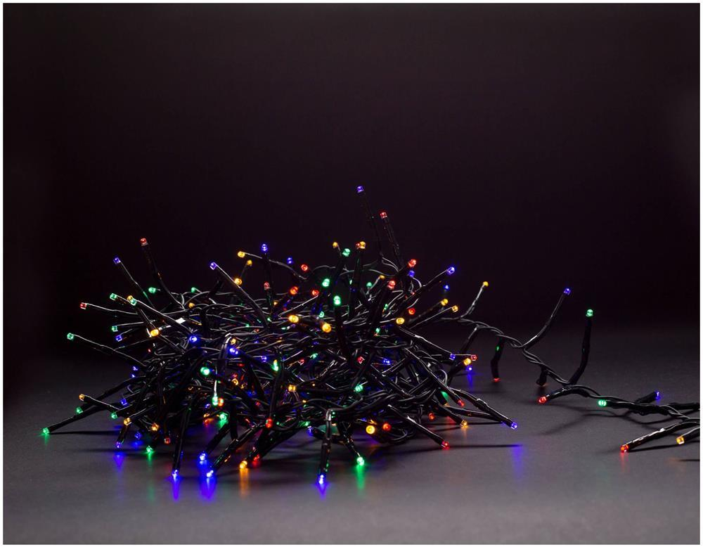 Entac Christmas IP44 400 LED Micro Cluster Light Multicolor 8m - Entac