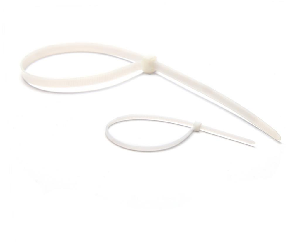 Entac Serre-câble 2.5mmx200mm Blanc - Entac