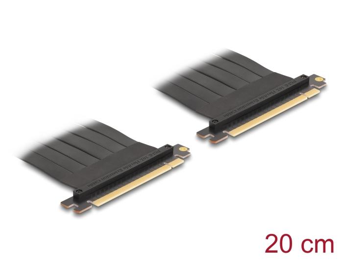 Delock Riserkaart PCI Express 3.0 x16 Stekker naar x16 Stekker met Kabel 20