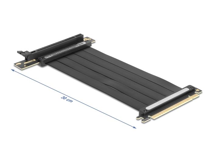 Carte Riser Delock PCI Express 4.0 x16 Connecteur vers Slot x16 90 coudée