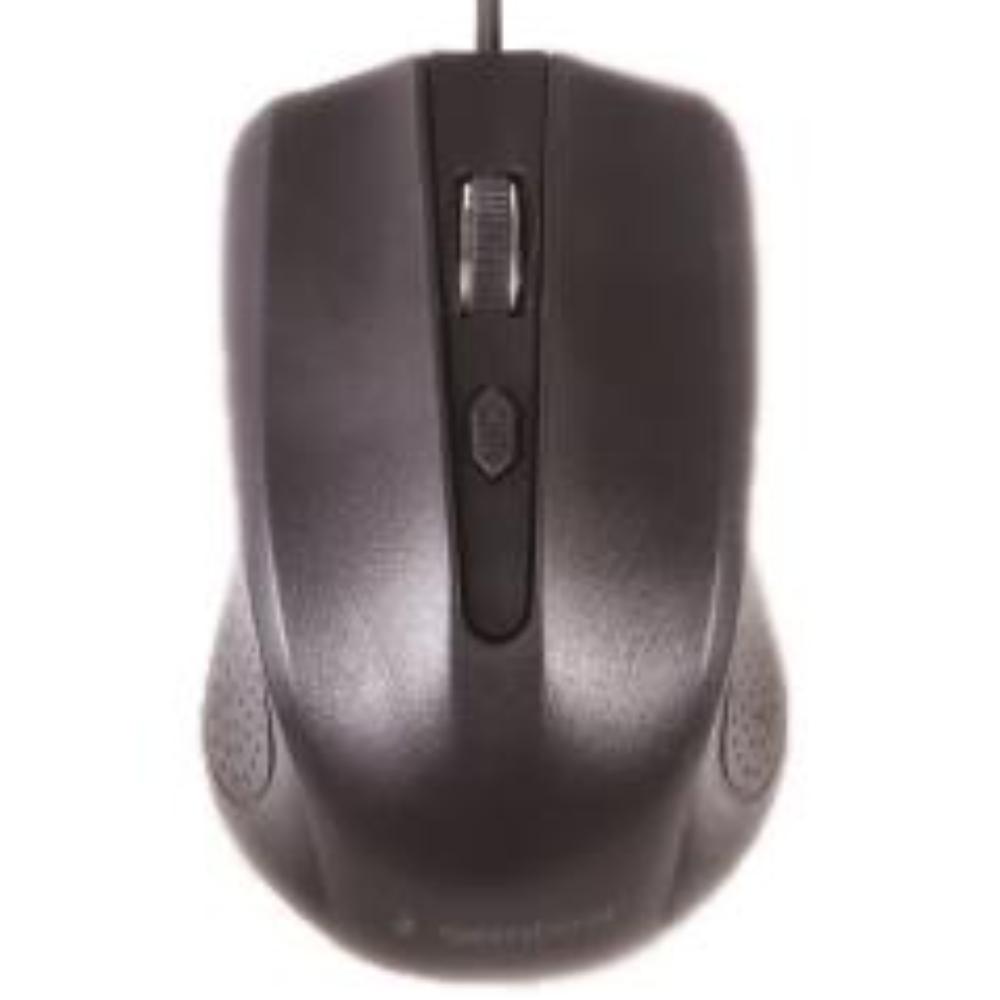 Souris optique 4 boutons, USB, noire