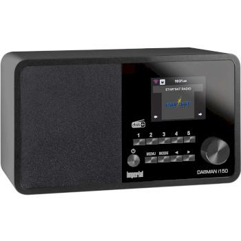 DABMAN i150 Compacte Hybride Radio voor Internet / DAB+ / FM Zwart - Imperial