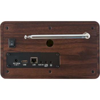 DABMAN i150 Compacte Hybride Radio DAB+ / FM / Internet Hout-look - Imperial
