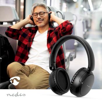 Casque Over-ear sans fil Autonomie maximale de la batterie : 12 heures - Nedis