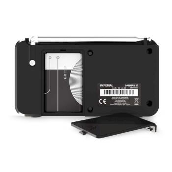 DABMAN 17 draagbare DAB+/FM-radio met Bluetooth zwart - Imperial