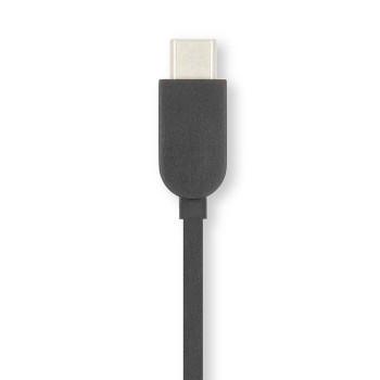 Casque filaire circum-auriculaire Longueur du câble : 1,20 m Contrôle du volume - Nedis