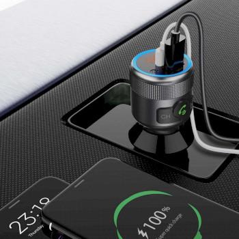 FM-Audiotransmitter voor Auto Gefixeerd Handsfree bellen 1  - Nedis