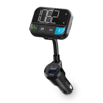 FM-Audiotransmitter voor Auto Zwanenhals Handsfree bellen 2  - Nedis