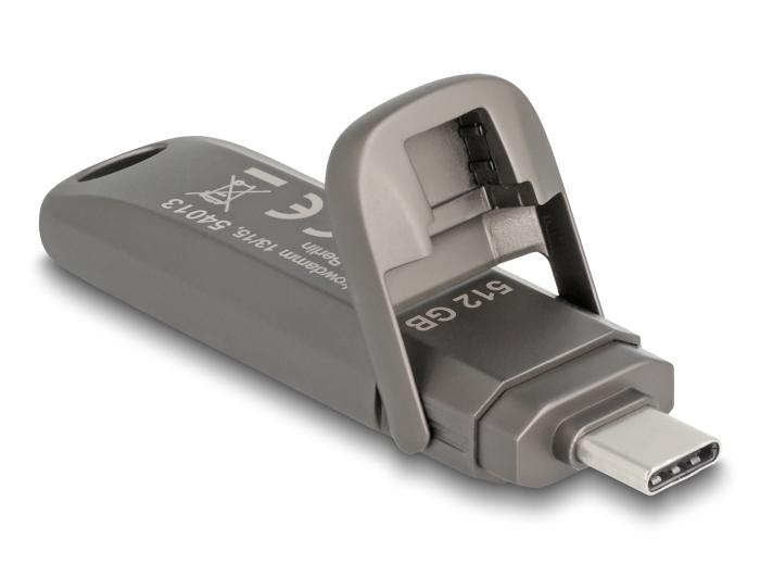 Delock USB 20 Gbps USB-C™ Speicherstick 512 GB, leessnelheid 1980
