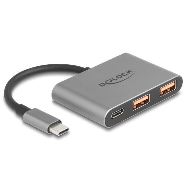 USB C naar A + C hub - 3 poorten