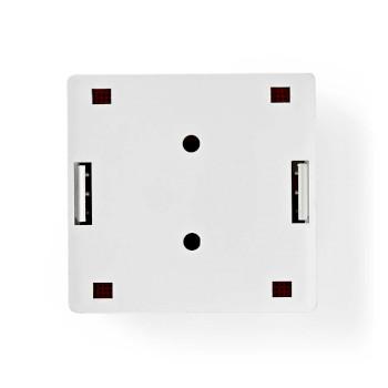 Netwerk Wanddoos Opbouw 2 poort(en) UTP CAT6 Recht Female Goud - Nedis