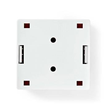 Netwerk Wanddoos Opbouw 2 poort(en) STP CAT6 Recht Female Goud - Nedis