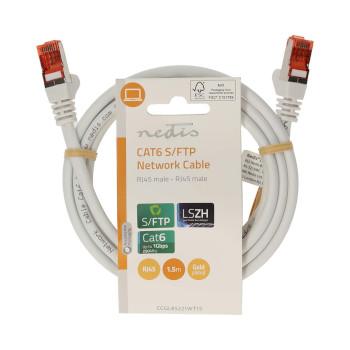 CAT6 Netwerkkabel RJ45 Male RJ45 Male S/FTP 1.50 m Rond LSZH - Nedis