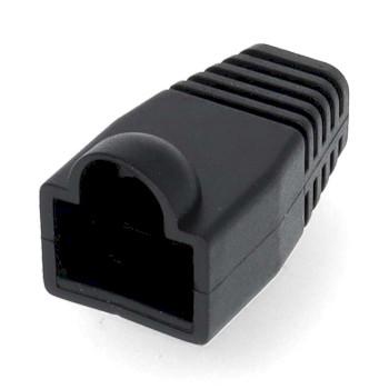 Protection de traction RJ45 PVC Noir Boîte 10 Pièces - Nedis