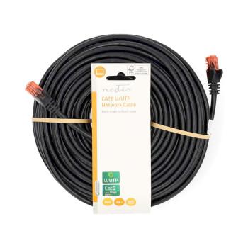 Câble réseau CAT6 RJ45 Mâle RJ45 Mâle U/UTP 30,0 m Rond PVC - Nedis