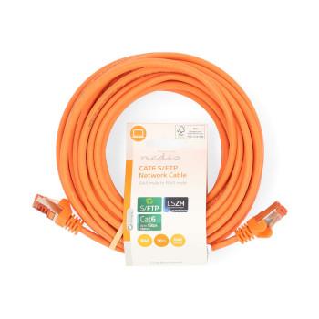 Câble réseau CAT6 RJ45 Male RJ45 Male S/FTP 10,0 m Rond LSZH - Nedis