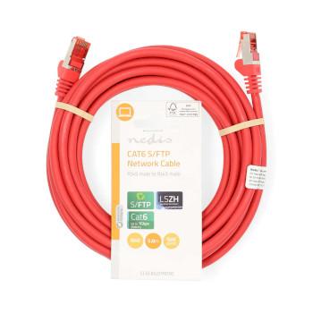 Câble réseau CAT6 RJ45 Male RJ45 Male S/FTP 5,00 m Rond LSZH - Nedis