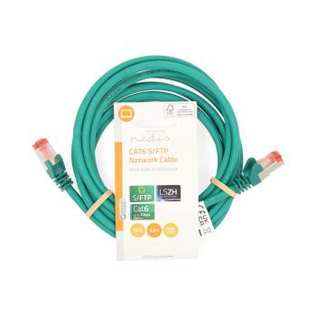 Câble réseau CAT6 RJ45 Male RJ45 Male S/FTP 3,00 m Rond LSZH - Nedis