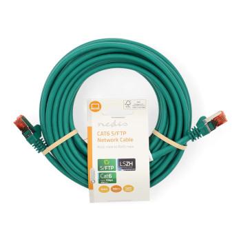 Câble réseau CAT6 RJ45 Male RJ45 Male S/FTP 10,0 m Rond LSZH - Nedis