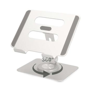 Tablet Standaard Standaard Draai- en Kantelbaar Zilver - Nedis